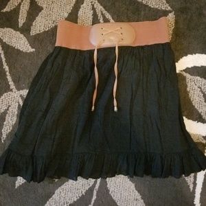 Cisono Navy Blue Skirt